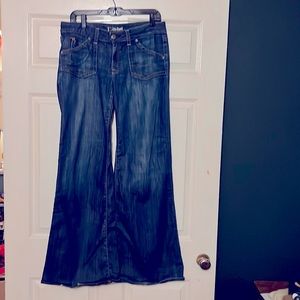 Wide leg, Hudson blue jeans